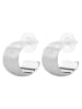 Adeliás Damen Ohrringe – Ohrstecker aus 925 Silber in silber