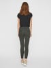 Vero Moda Lockere Stoffhose Stretch Pants mit Kordelzug VMEVA in Grau