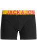 Jack & Jones Set 3er Pack JACCRAZY Trunks Boxershorts Unterhose in Schwarz-Navy-Grau