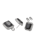 faina Women Jewelry Set in Silver Black