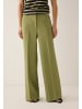 More & More weite, moderne Hose in green