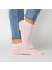 Occulto 10er Pack Sneakersocken Diana in Pink/Weiß/Grau