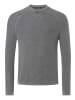 Timezone Pullover SPIRAL KNIT CREWNECK in Grau