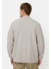 Camel Active Strickjacke mit Bomberkragen in Grau