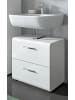 Inn.Furn Waschbeckenunterschrank weiß Hochglanz, Badezimmer Unterschrank 60 cm
