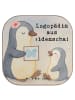 Mr. & Mrs. Panda Bierdeckel Logopädin Leidenschaft Design mit Sp... in Weiß