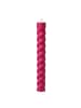 MARELIDA LED Solar Stabkerze Twist Deko Gartenstecker H: 106cm in pink
