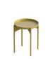 CALICOSY Beistelltisch ASIR in Golden - (W) 44  x (H) 57  x (L) 44  cm