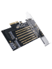 Orico Orico PDM2 PCI-E 3.0 x4 Erweiterungskarte für M.2 NVMe- und SATA-Laufwerke