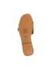 Joia Flache Slipper-Sandalen Braun
