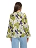 CARTOON Rüschenbluse mit Muster in White/Mint