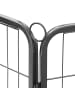 Feandrea Freilaufgehege Kaninchen Dack in Grau - (B)80 x (H)70 x (T)122 cm