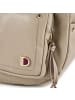 DuDu Pocket Schultertasche Leder 30 cm in grigio sabbia