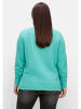 sheego Sweatshirt in aqua