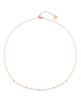 Hey Happiness Vergold. Kette Rhombus Edelstahl in Rosegold - (L) 45-49 cm