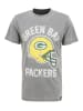 Recovered T-Shirt NFL Helmet Print in Grau