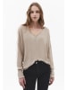 OXXO V-Ausschnitt-Pullover FEATHER GRAY