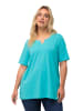 Ulla Popken Shirt in tiefes aqua