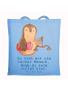 Mr. & Mrs. Panda Tote Bag Jurist Herz mit Spruch in Sky Blue