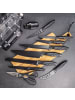 Intirilife 17-teiliges Set Messerblock in Schwarz