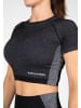 Gorilla Wear Nahtloses Crop-Top - Selah - Schwarz
