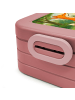 Mr. & Mrs. Panda MEPAL Bentobox Füchse Liebe Design mit Spruch in Rot Pastell