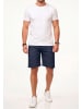 behype Chinoshorts - Kurze Hose mit Stretch inkl. Gürtel für Herren in Navy