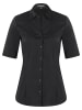 More & More klassische 1/2 Arm Baumwollstretchbluse in black
