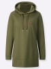 WITT WEIDEN Long-Sweatshirt in oliv