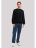 F4NT4STIC Sweatshirt Knut und Jan Scribble Logo in schwarz