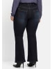 sheego Bootcut-Jeans in dark blue denim