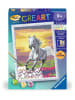 Ravensburger Ravensburger CreArt, Malen nach Zahlen Kinder - Galoppierender Schimmel in bunt