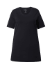 Ulla Popken Longshirt in schwarz