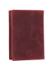 Greenburry Vintage Hirsch Ausweisetui Leder 12.5 cm in rusty red