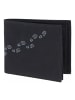 oxmox New Cryptan Geldbörse RFID Schutz 12 cm in schwarz-footsteps 2.0grey