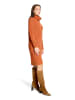 CARTOON Strickkleid mit Turtle Neck in terra cotta
