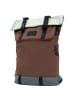 Doughnut Christopher Go Wild 18 - Rolltop Rucksack 45 cm (black x brown) in grey x brown