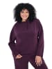 Ulla Popken Sweatshirt in dunkle pflaume