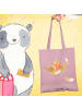 Mr. & Mrs. Panda Shopper Rotkehlchen Federn ohne Spruch in Rosa Pastell