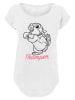 F4NT4STIC T-Shirt Disney Bambi Klopfer Line Zeichnung in weiß
