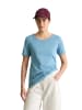 Marc O'Polo DENIM DfC T-Shirt mit Struktur relaxed in Blue Dawn