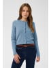 SAINT TROPEZ Strickjacke A8661, Classic fit in Blue Shadow Melange