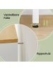 SONGMICS Aktenschrank Bravon in Weiß-Beige - (B)110 x (H)76 x (T)40 cm