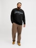 JACK & JONES PLUS Sweatshirt in Black