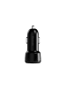 Wisam Mcdodo Schnell Kfz-Ladegerät, USB + USB-C 38W schwarz