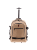 Gladiator 3900 2 Rollen Rucksacktrolley 55 cm Laptopfach in beige