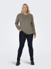 ONLY Carmakoma Strickpullover in Walnut