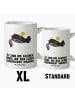 Mr. & Mrs. Panda Jumbo Tasse Stinktier Ball mit Spruch in Weiß