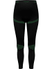 normani 2 x Thermounterhose Lange Skiunterwäsche für Damen in Schwarz/Grün