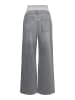 mama licious Umstandsjeans mit weitem Bein in Medium Grey Denim